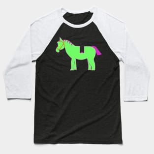 Interpretation of a Minifig Horse Baseball T-Shirt
